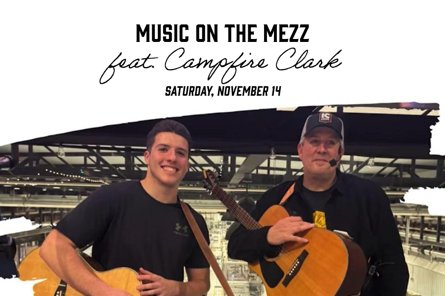 Music on the Mezz feat. Campfire Clark. Saturday, November 14.