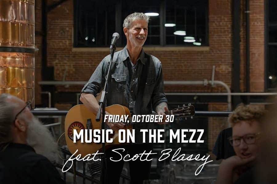 Friday, October 30. Music on the Mezz feat. Scott Blasey